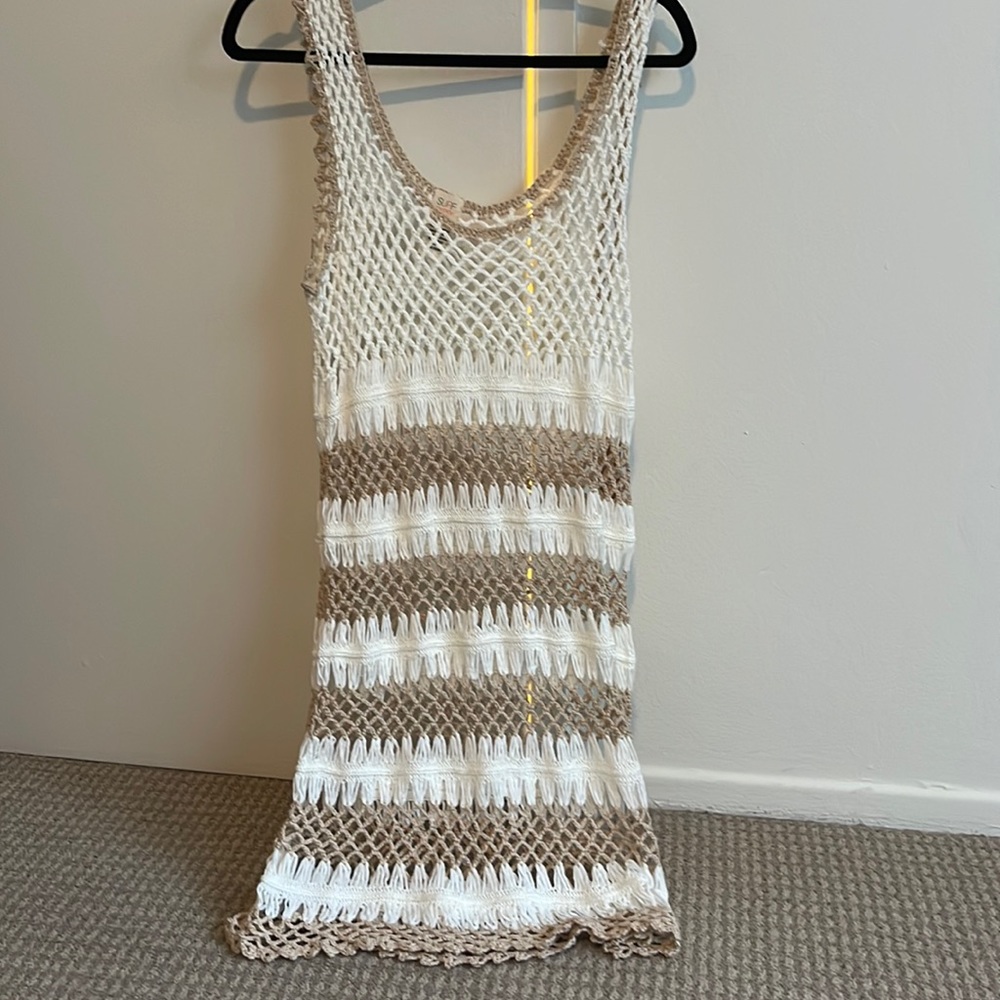 Surf Gypsy Crochet Beach Coverup Dress